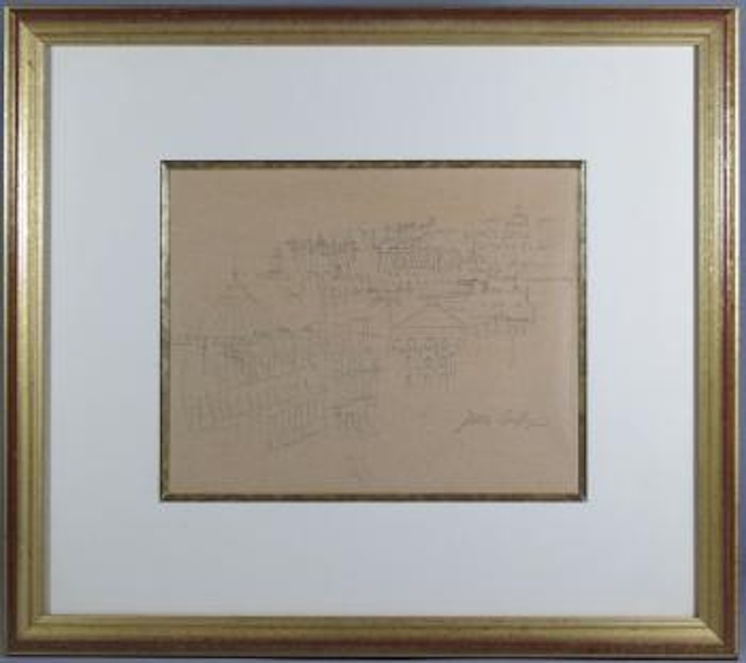 Les toits de Paris by Jean Dufy