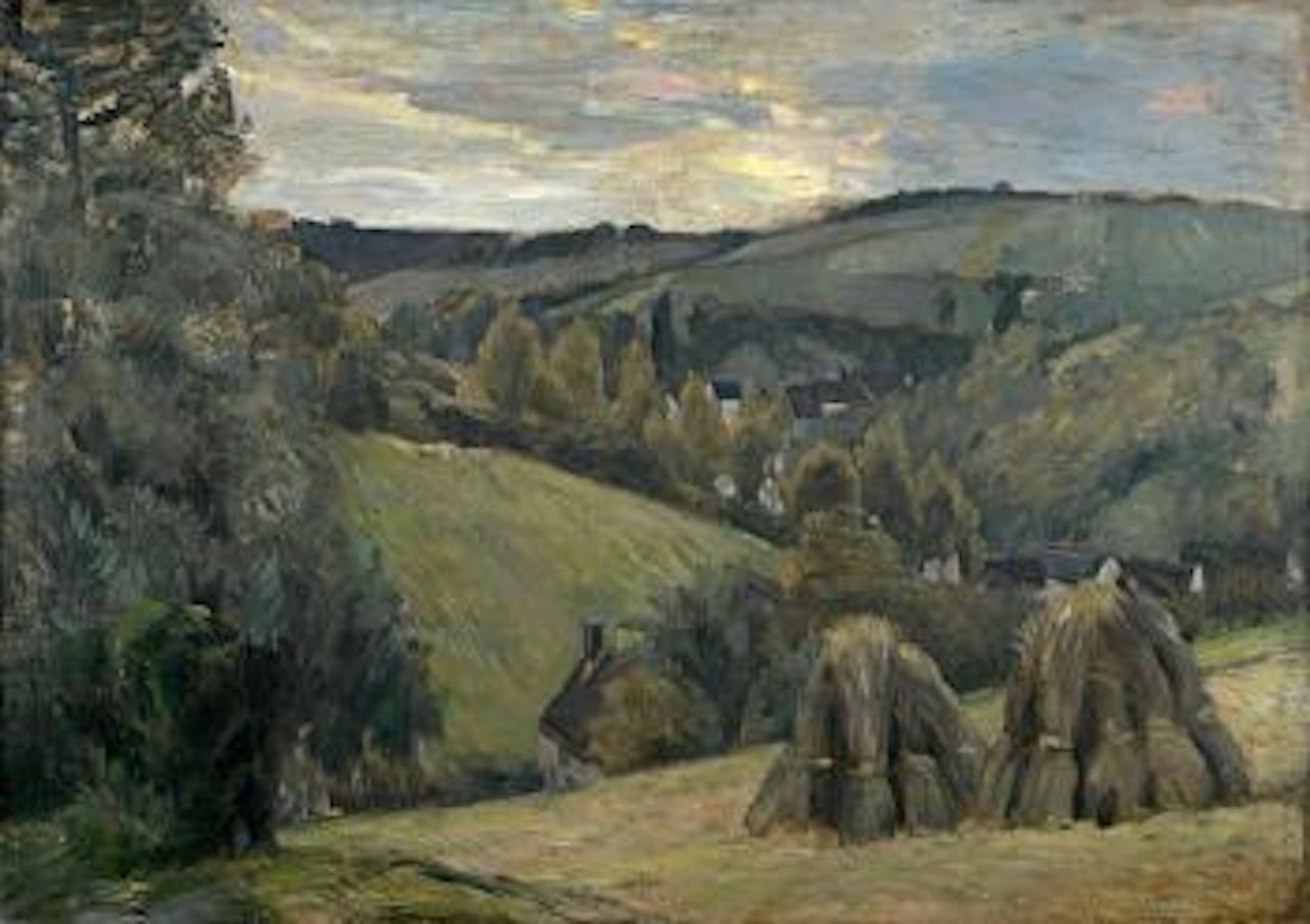 Molosmes - soir d'automne dans les vallons by Emile Bernard