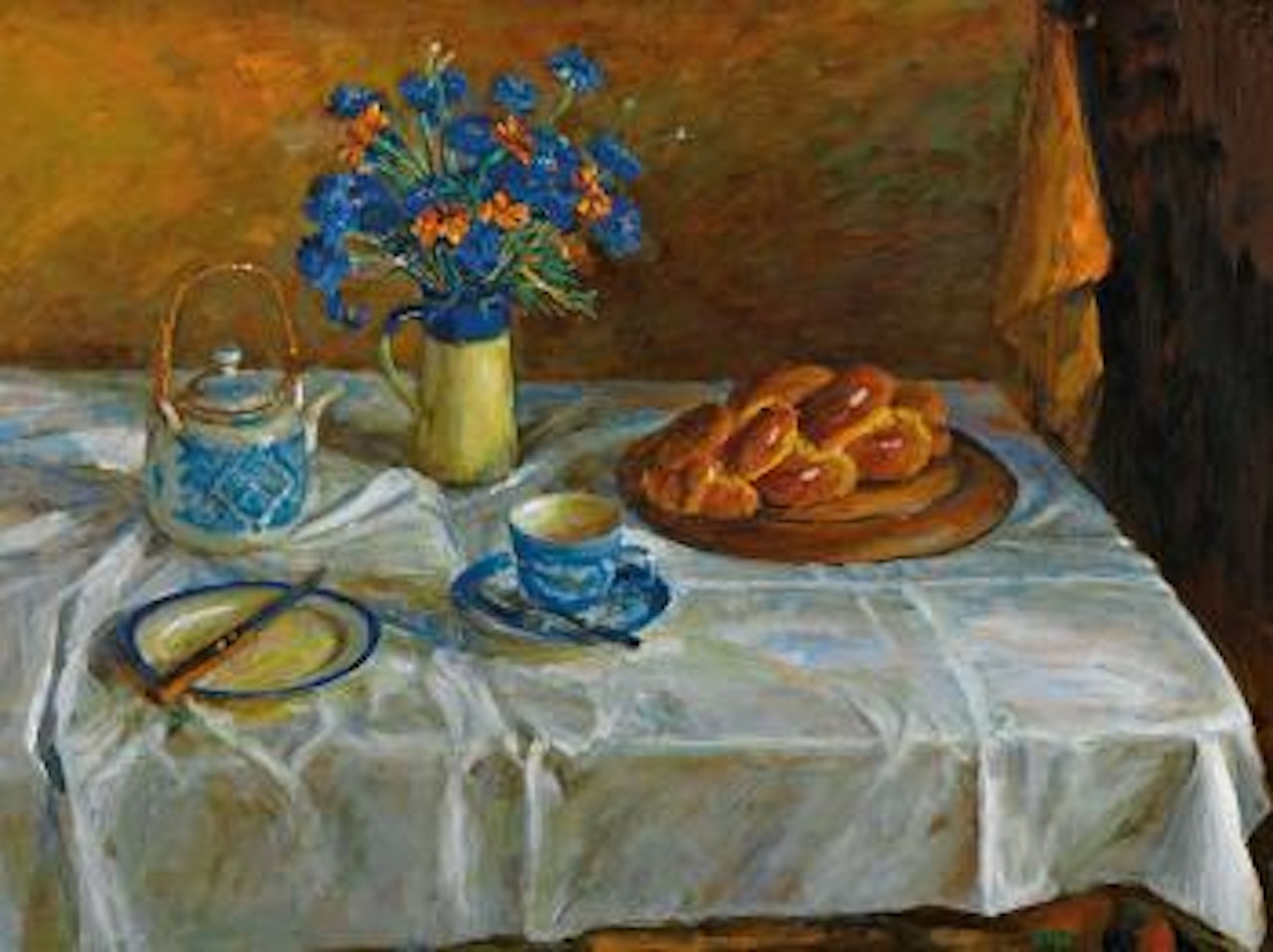 Morning brioche by Margaret Hannah Olley