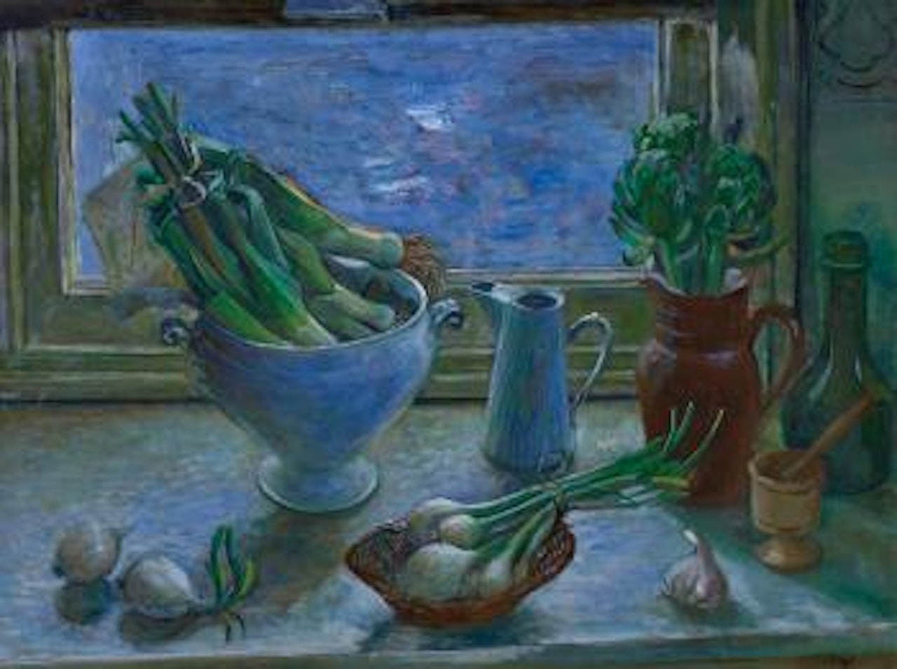 Evening still life by Margaret Hannah Olley