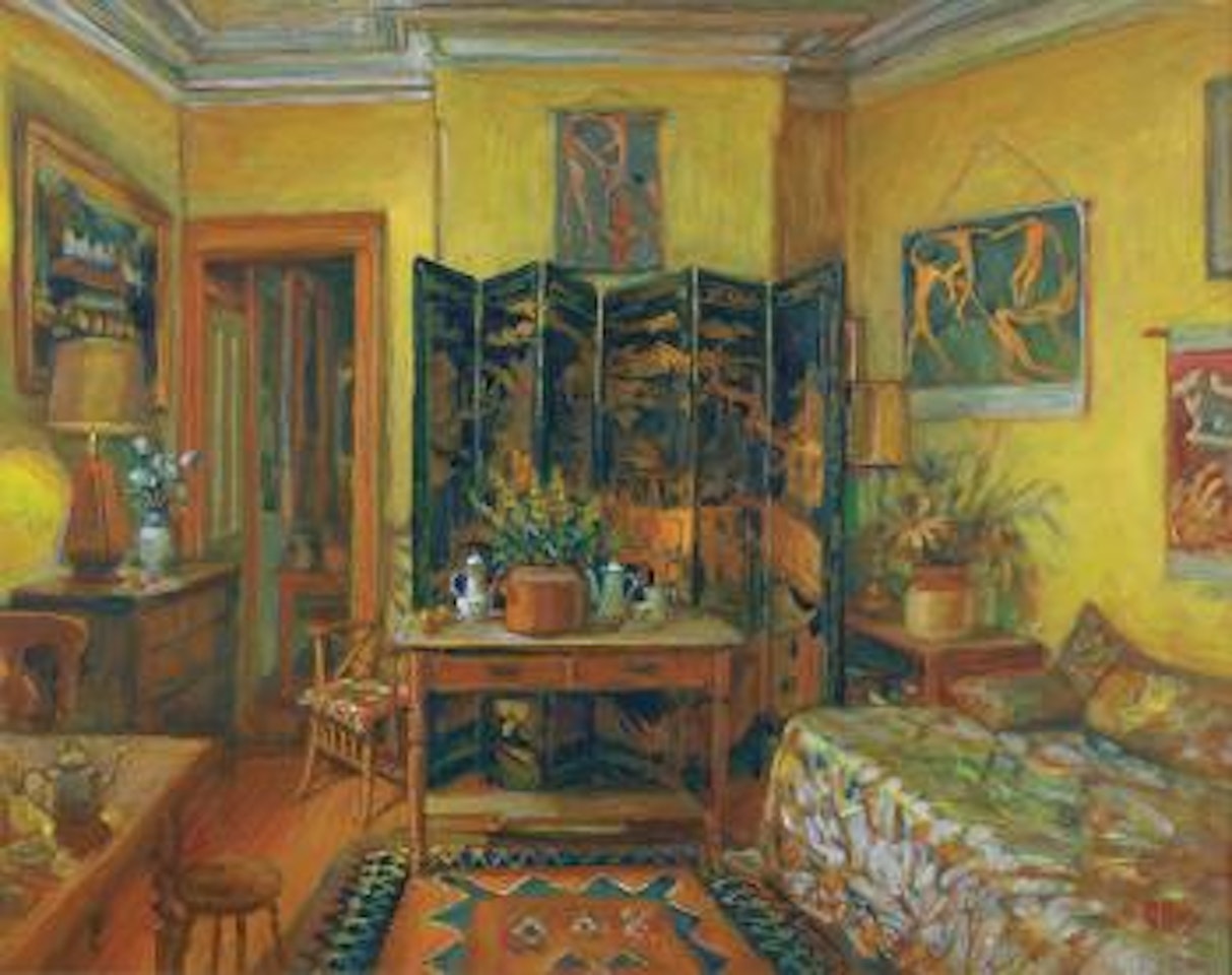 Yellow room, evening by Margaret Hannah Olley