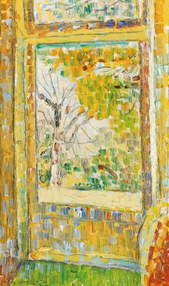 Studio door by Grace Cossington Smith