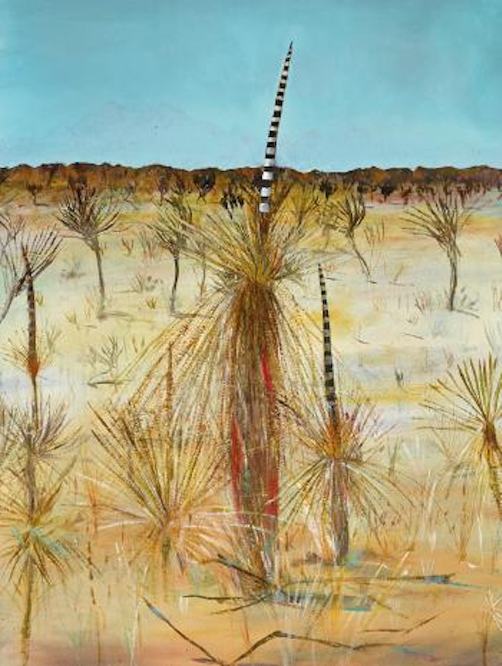 Grass trees by Sidney Nolan