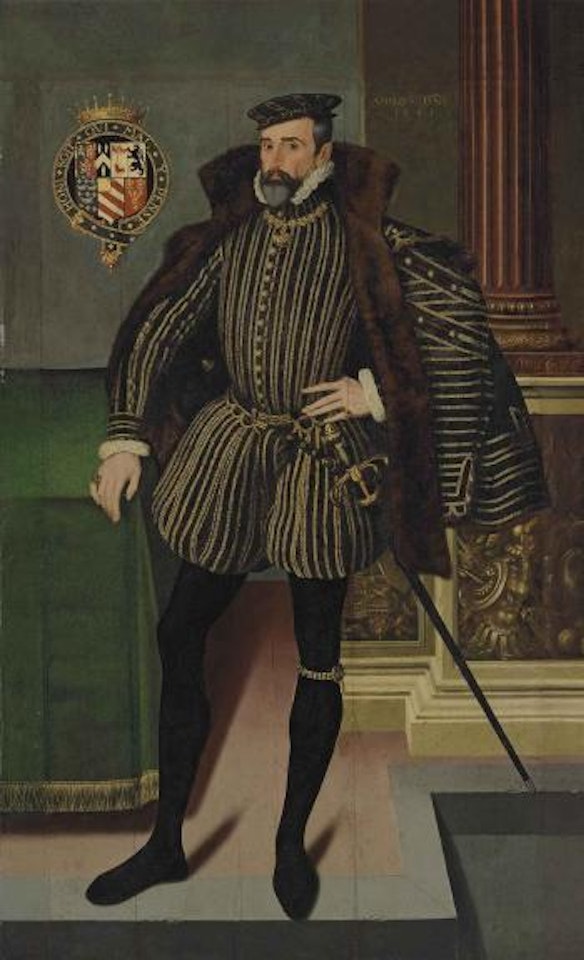 Portrait of William Herbert, 1st Earl of Pembroke (1506-1570), full-length by English School