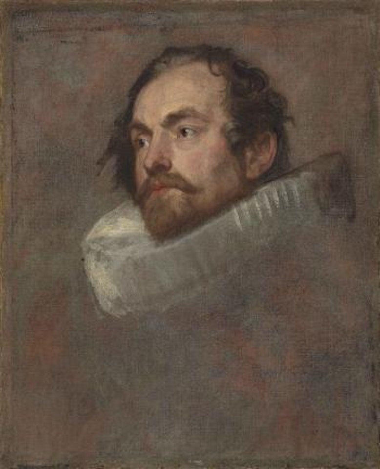 Head study of a man in a ruff by Anthony van Dyck