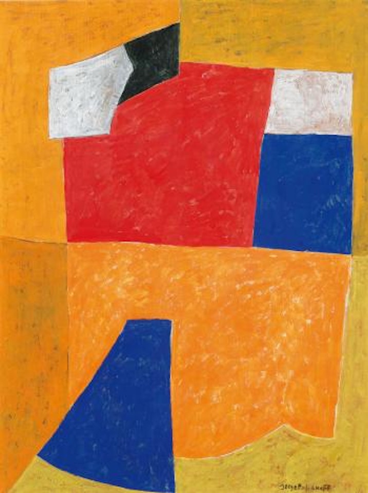 Bleu Orange Rouge Jaune by Serge Poliakoff