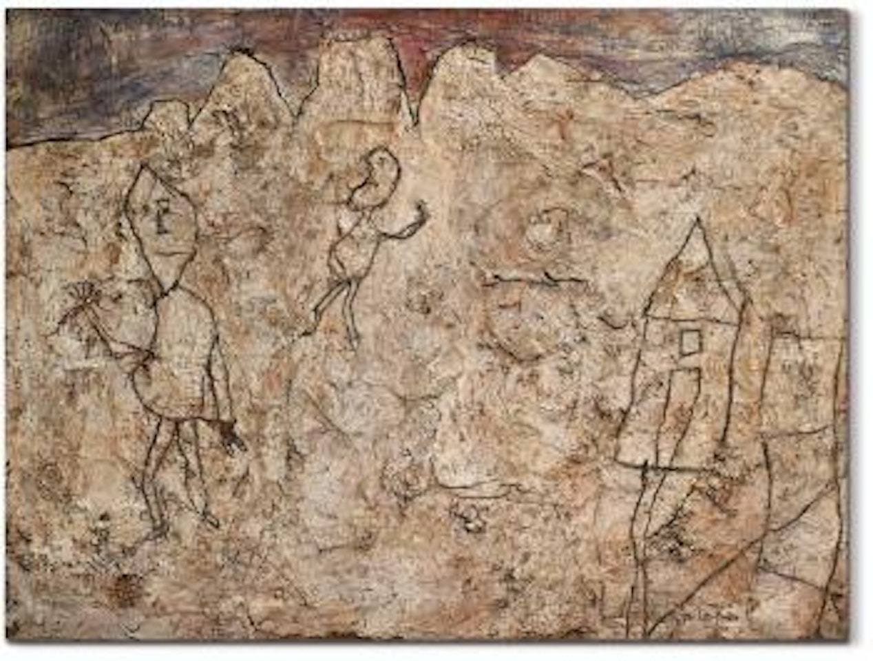 Paysage Du Magique by Jean Dubuffet