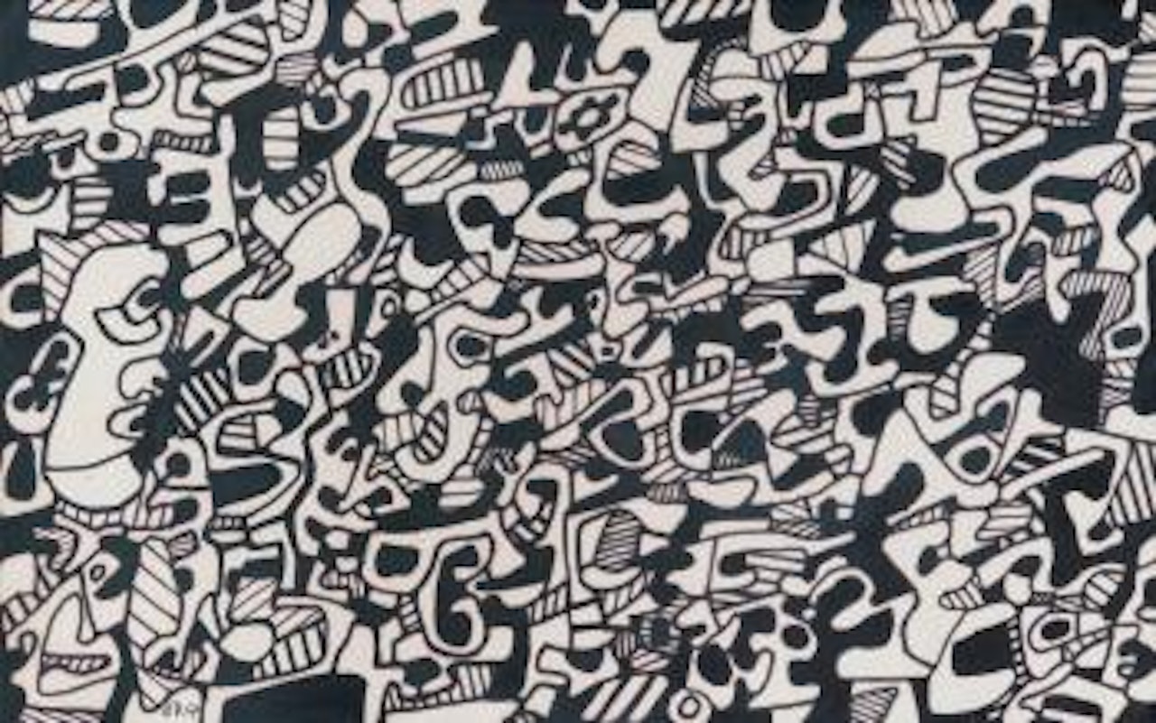 Texte Logologique XI by Jean Dubuffet