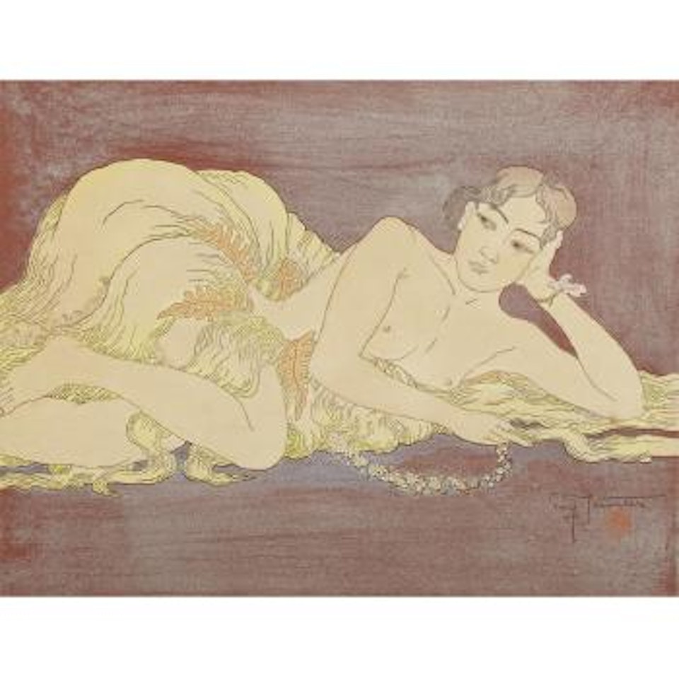 Premier Amour. Yap, Ouest Carolines (M. 43), 1937 by Paul Jacoulet