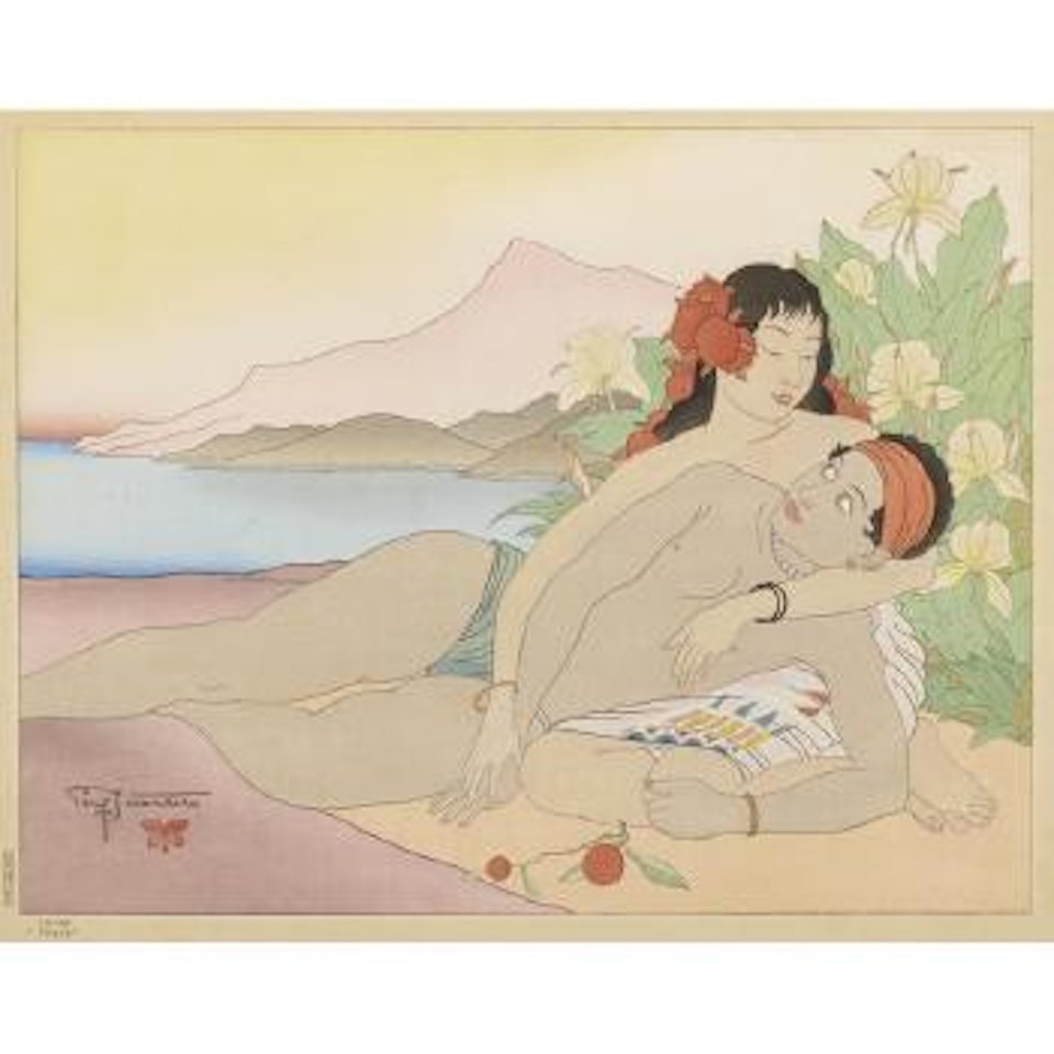 Calme 'Truck' (M. 74), 1941 by Paul Jacoulet