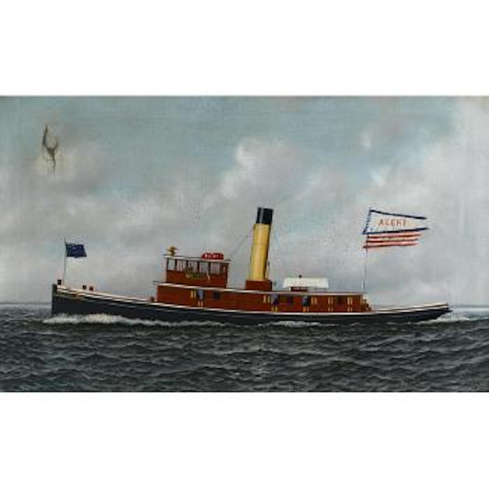 The tugboat Alert off the Coast by Antonio Jacobsen