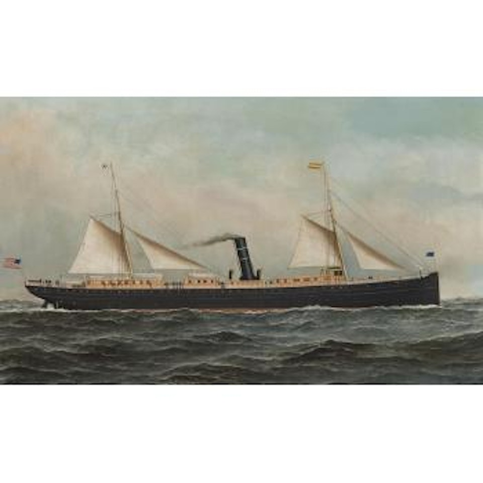 The S.S. Orizaba at Sea by Antonio Jacobsen