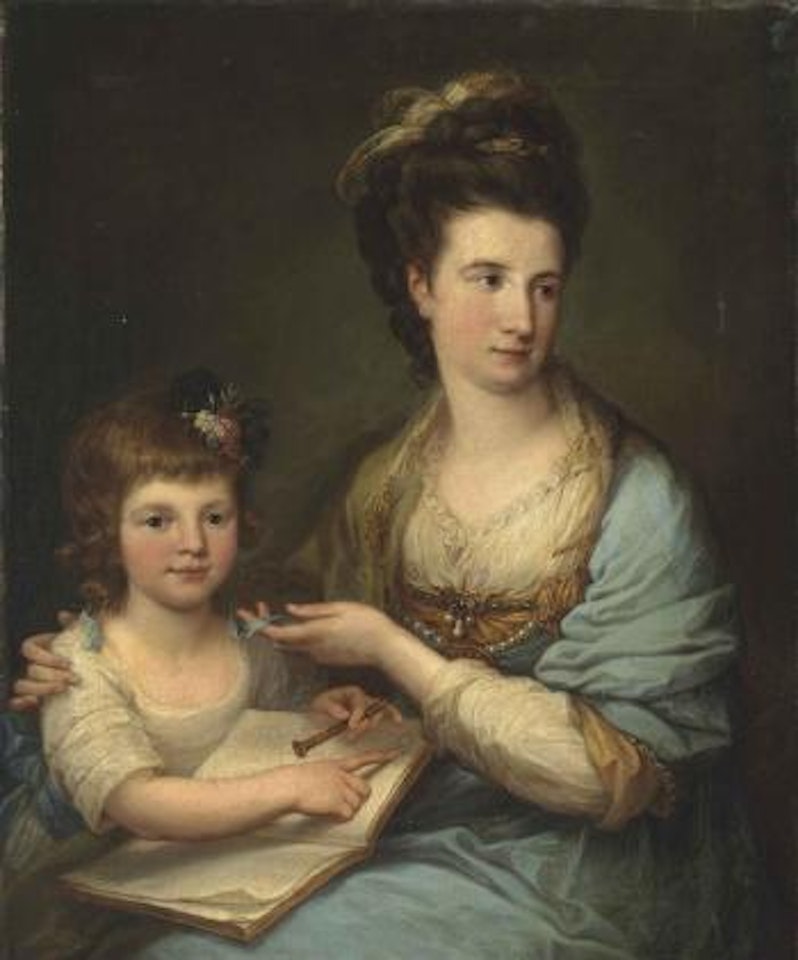 Portrait of Anne Stewart, née Dashwood, Countess of Galloway (1743-1830) by Angelica Kauffmann