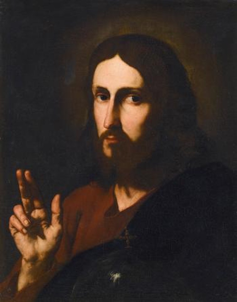 Christ Blessing by Jusepe de Ribera