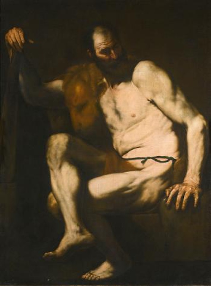 Hercules At Rest by Jusepe de Ribera