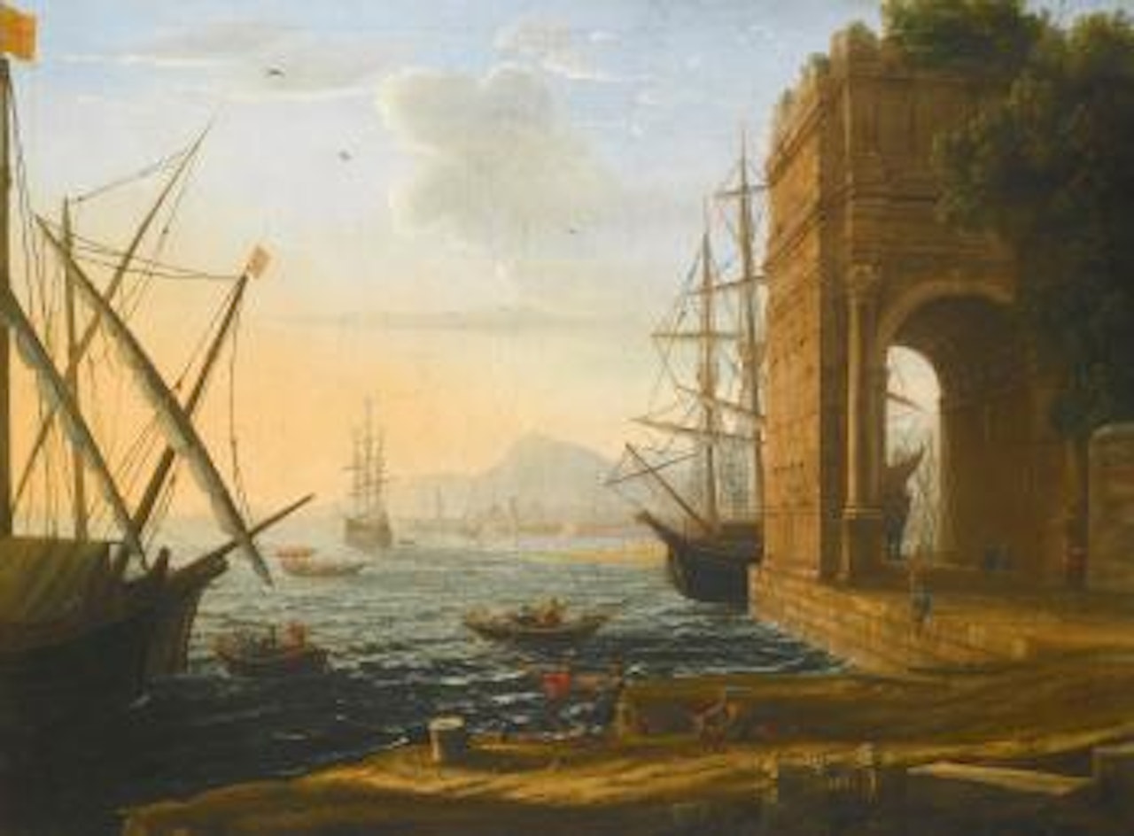 A Mediterranean Seaport by Claude Lorrain