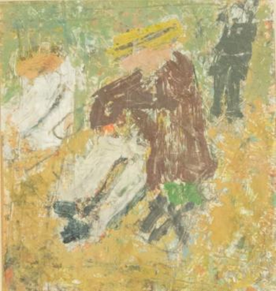 Personnage nu sur la plage by Jean Pougny