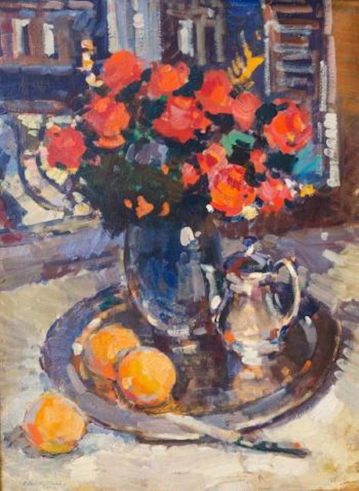 Flowers and fruit by Konstantin Alekseevich Korovin