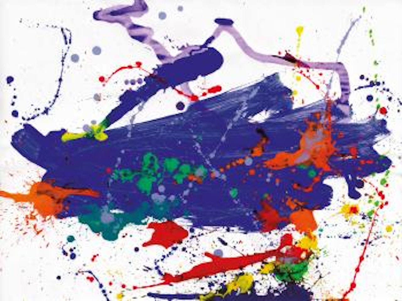 Untitled by Sam Francis