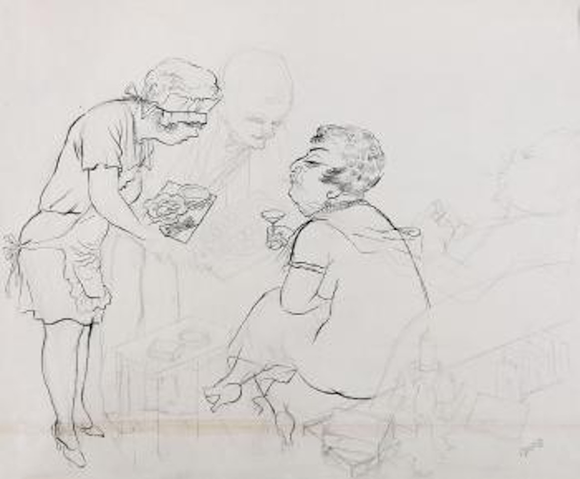 Canapes by George Grosz