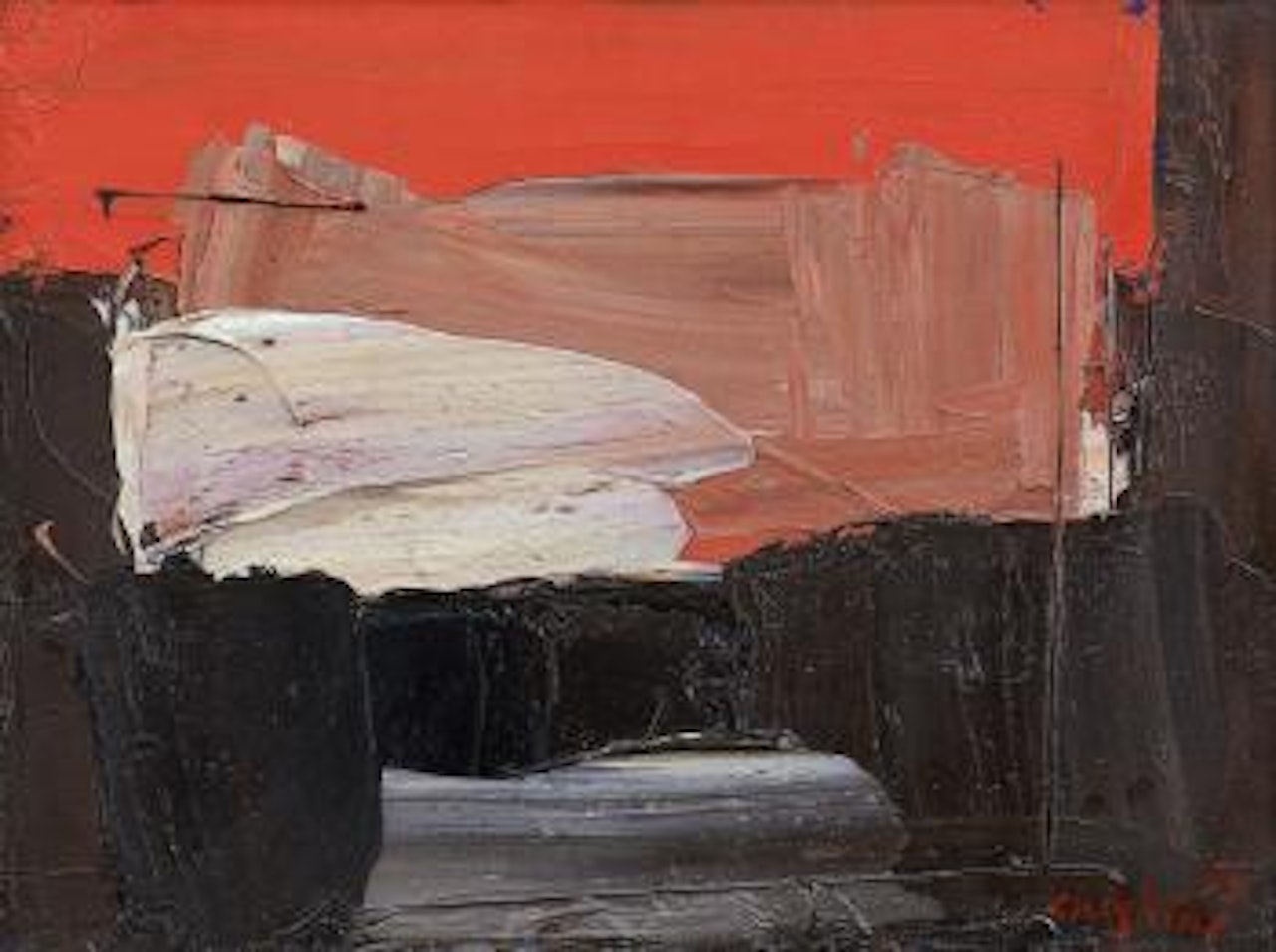 Tramonto al mare by Alfredo Chighine