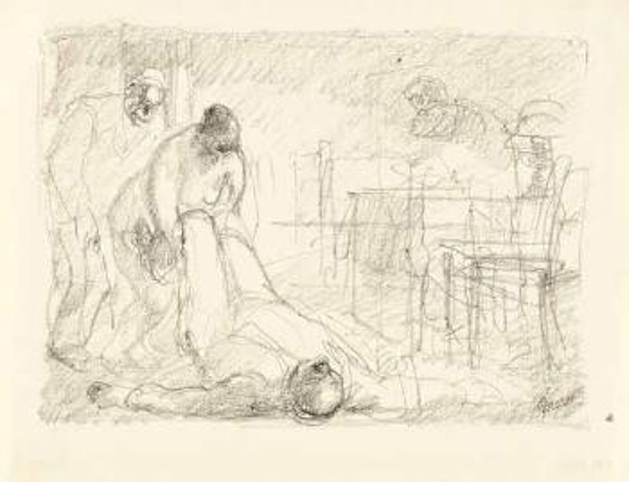 Mordszene by George Grosz