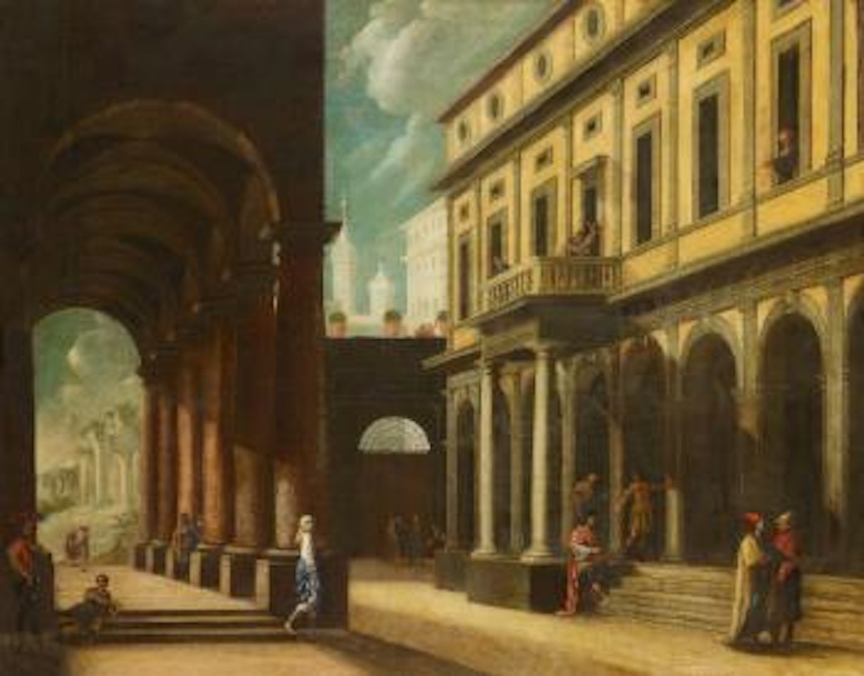 Architekturperspektive by Viviano Codazzi