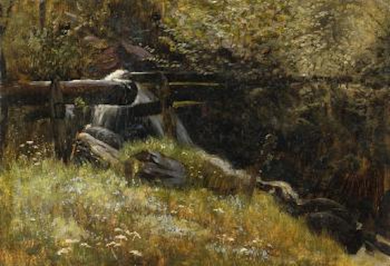 Bachlauf im Mai by Christian Friedrich Gille