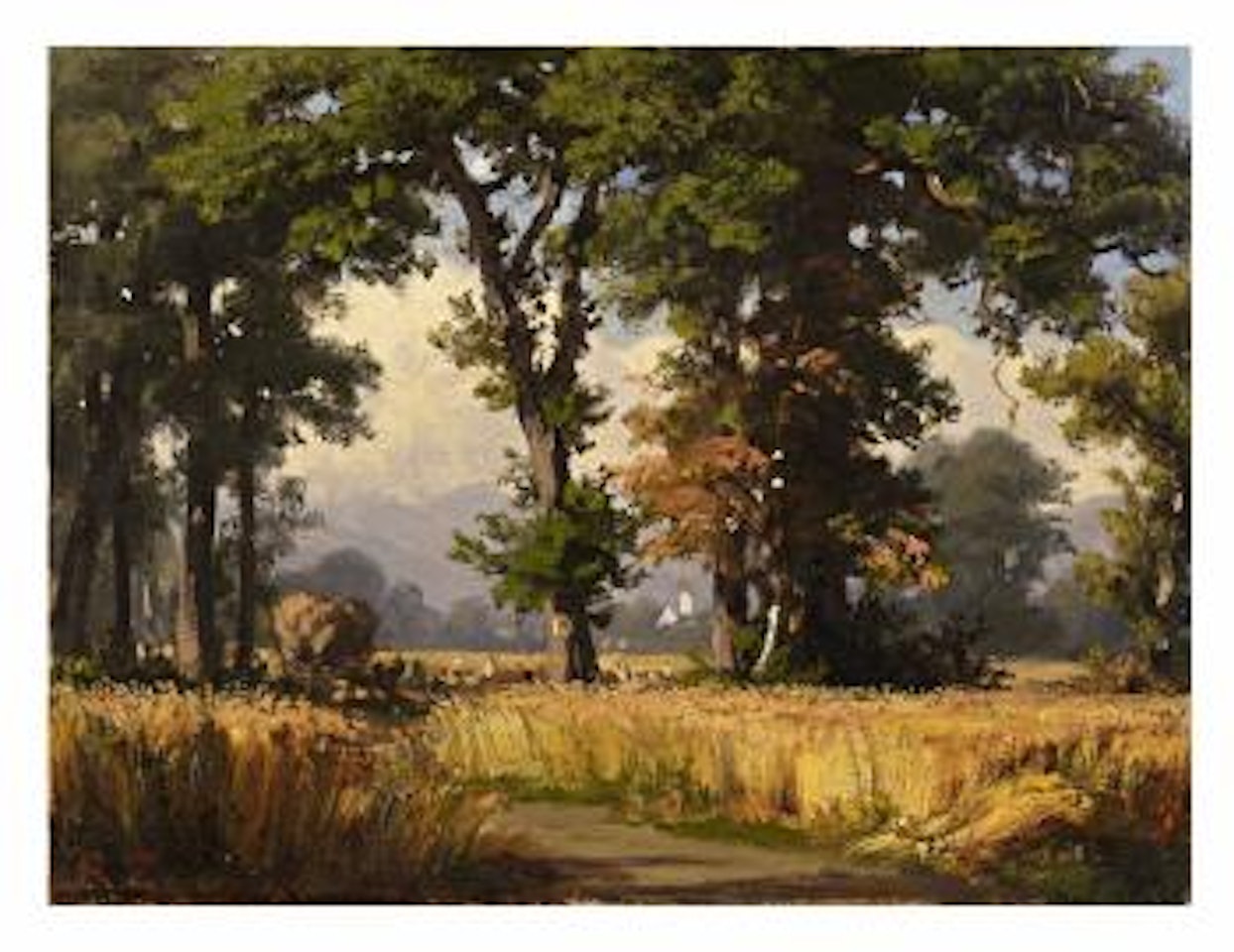 Kornernte by Robert Zünd