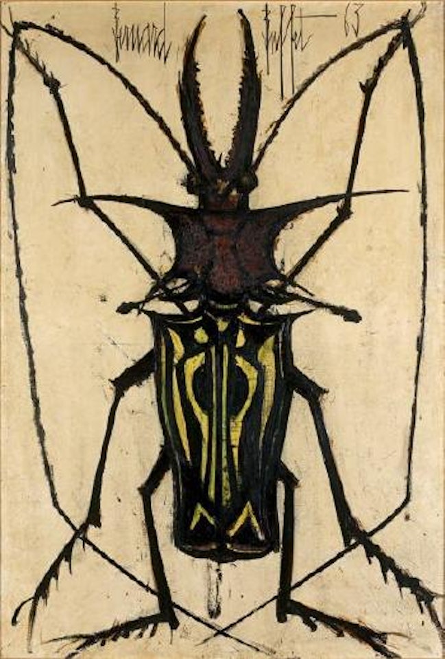 Le Muséum, le longicorne jaune by Bernard Buffet