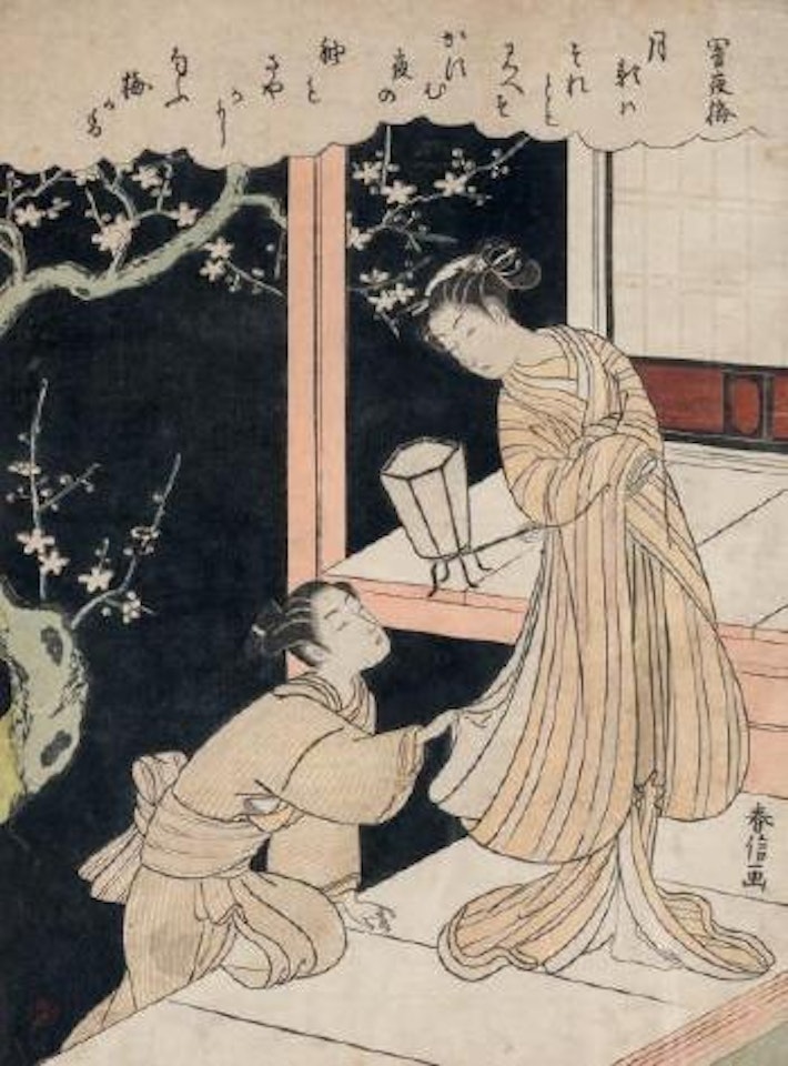 Yamiyo no ume by Suzuki Harunobu