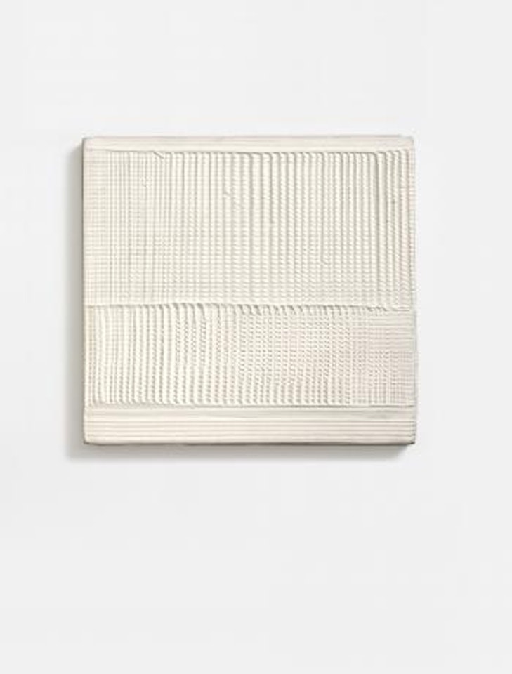 Doppel-Vibration (Weißes Relief) by Heinz Mack