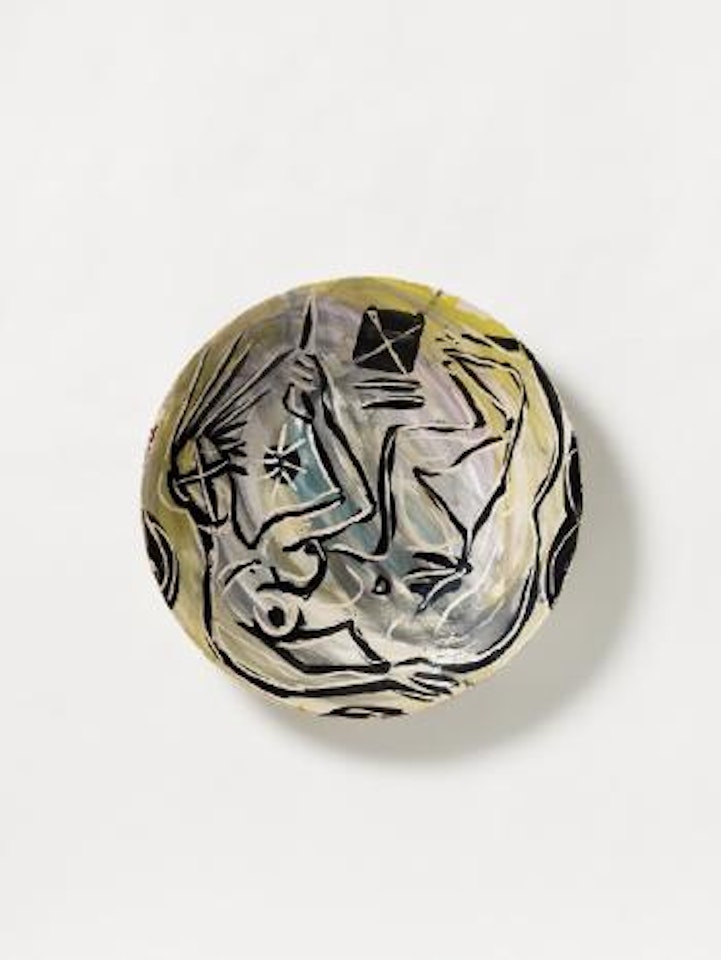 Ohne Titel (Teller) by A.R. Penck