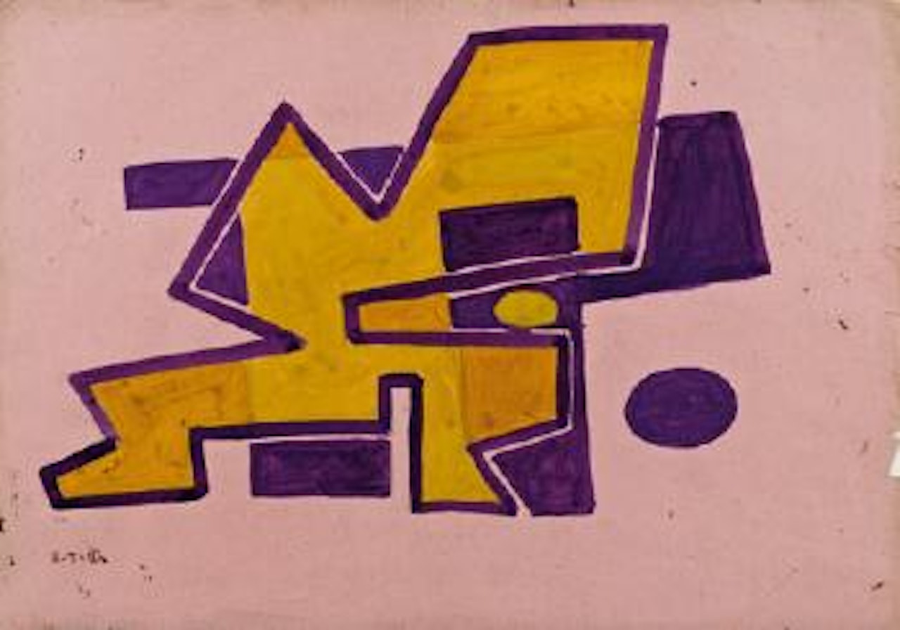 Senza titolo by Mimmo Rotella