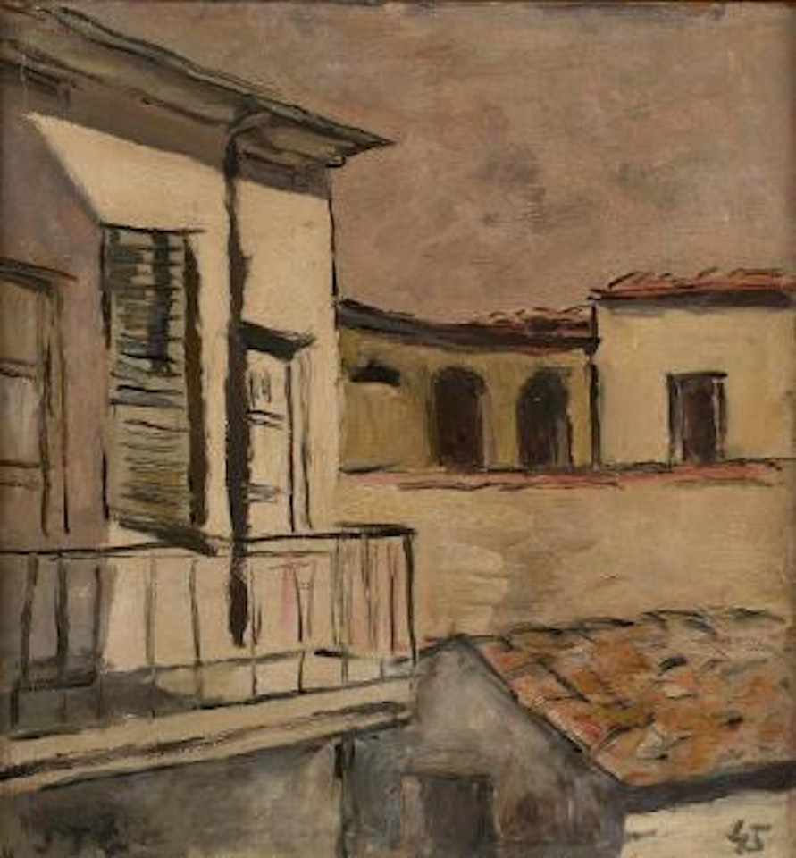 Le balcon by Joaquín Torres-García