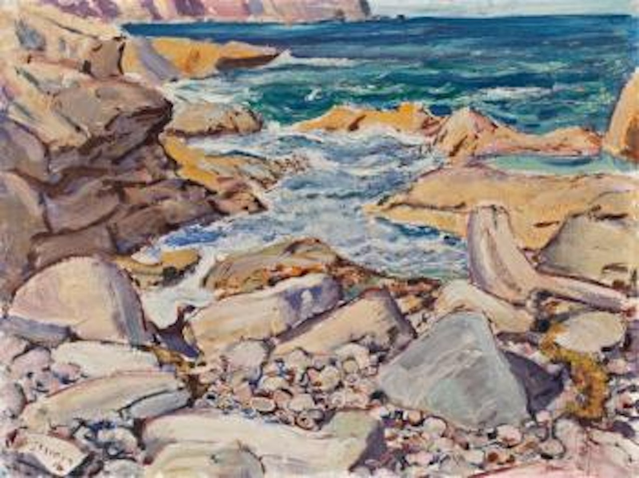 Stony shore, Cape Breton Island by Arthur Lismer