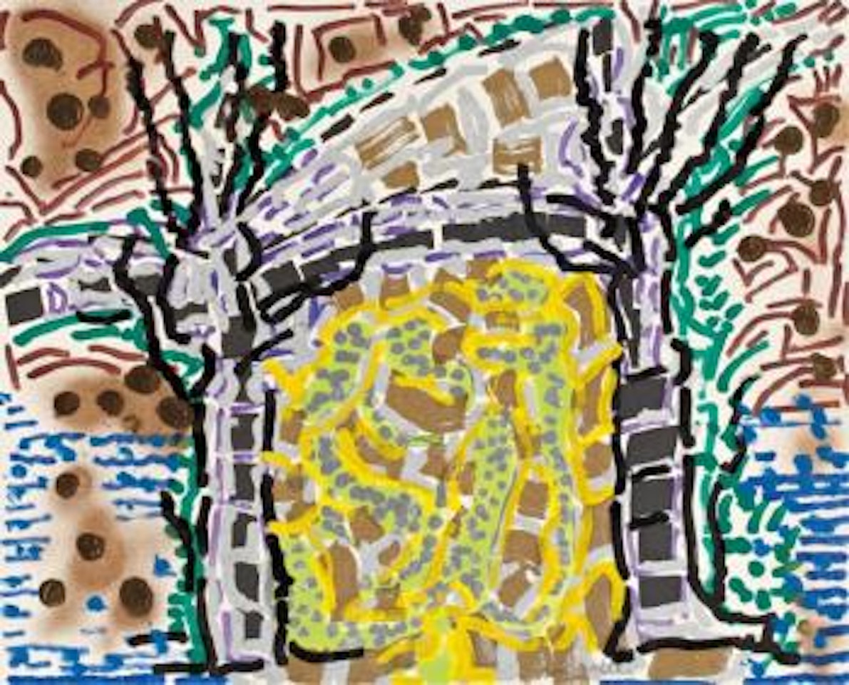 Abstract composition by Jean-Paul Riopelle