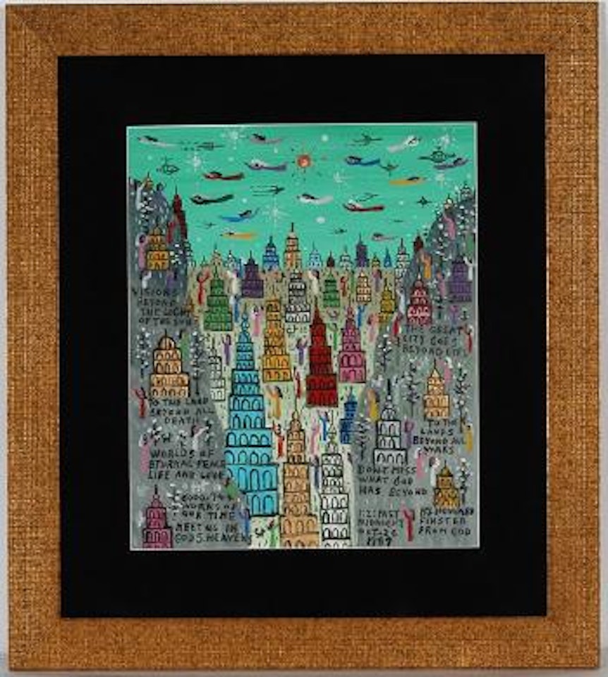 World of eternal Peace, #6,944 by Howard Finster