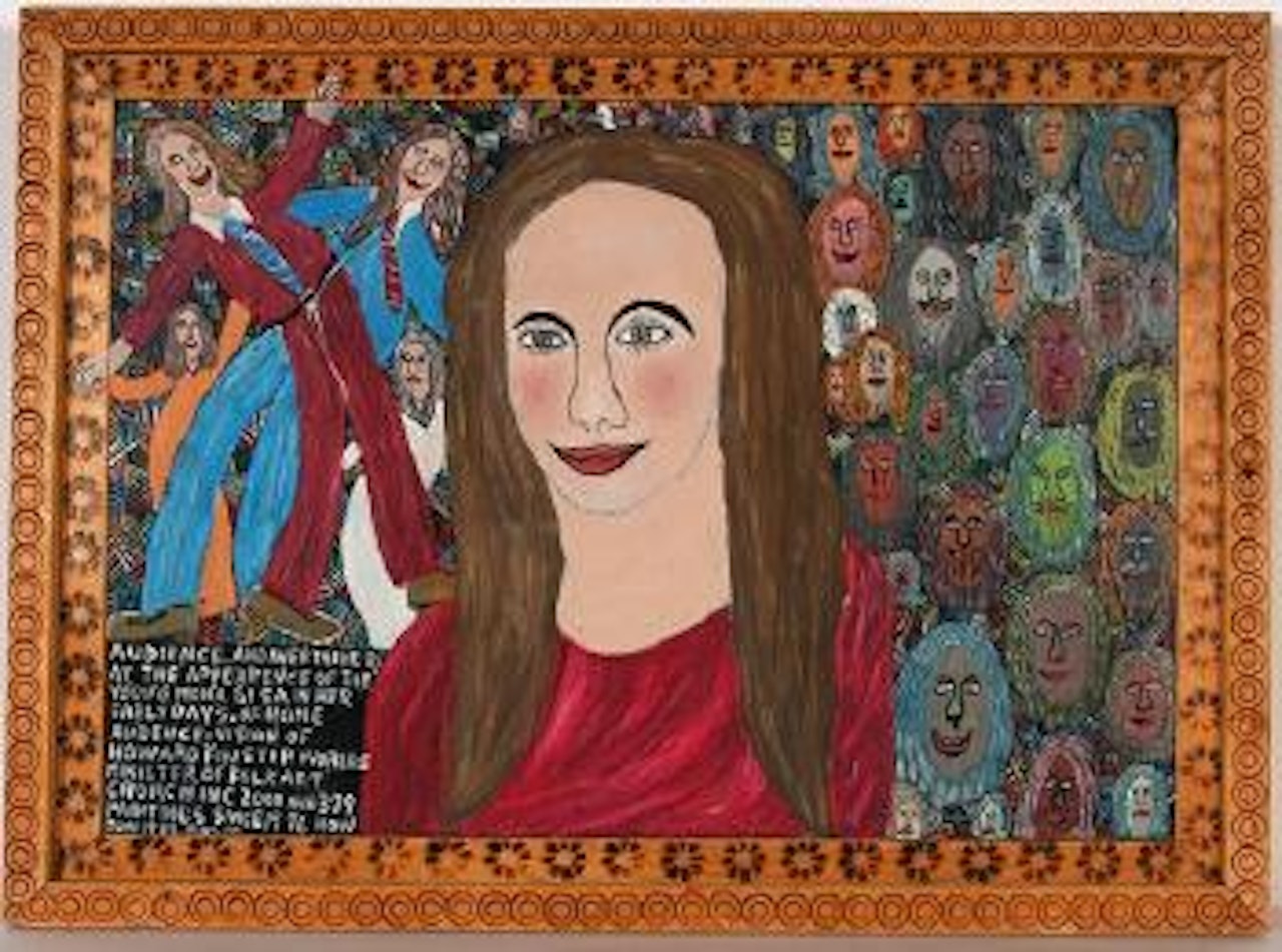 Audience and Inertainers (sic.), #2,379 by Howard Finster