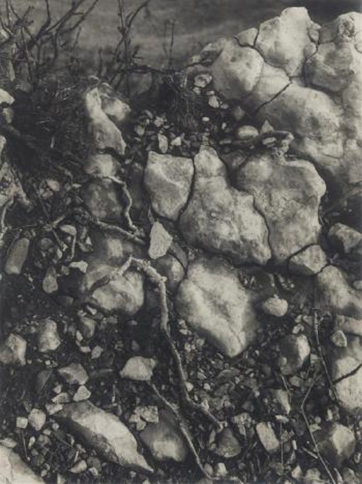 Cracked Ground Rock by Josef Sudek