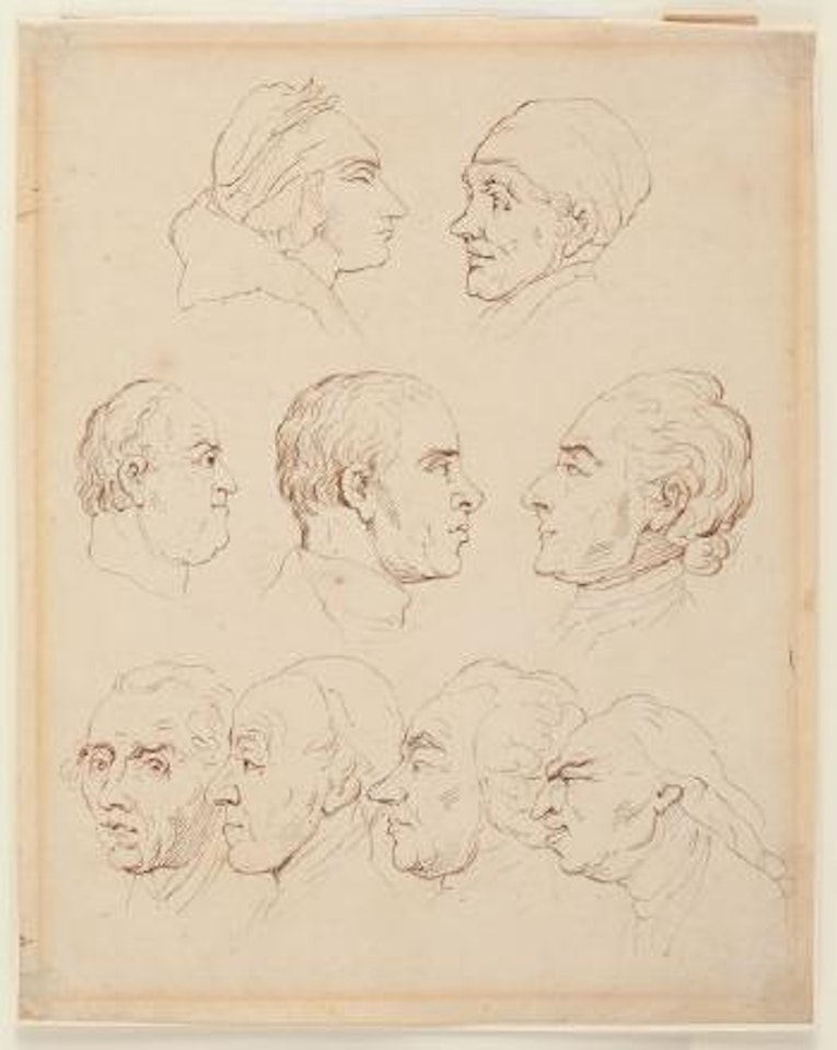 Men’s Faces by Thomas Rowlandson