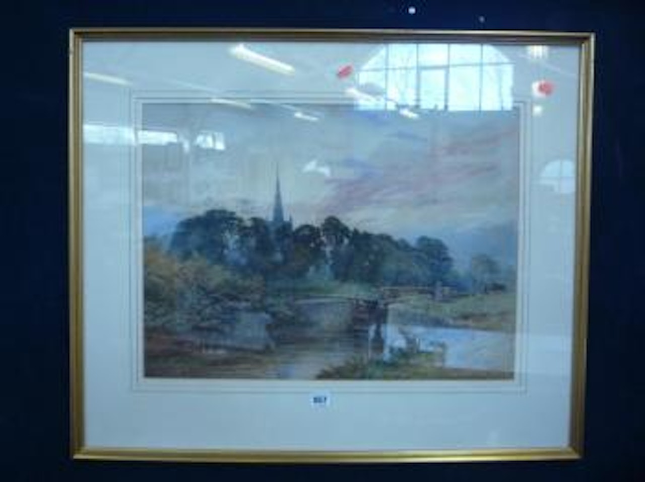 Old Church Stratford by Edward Duncan
