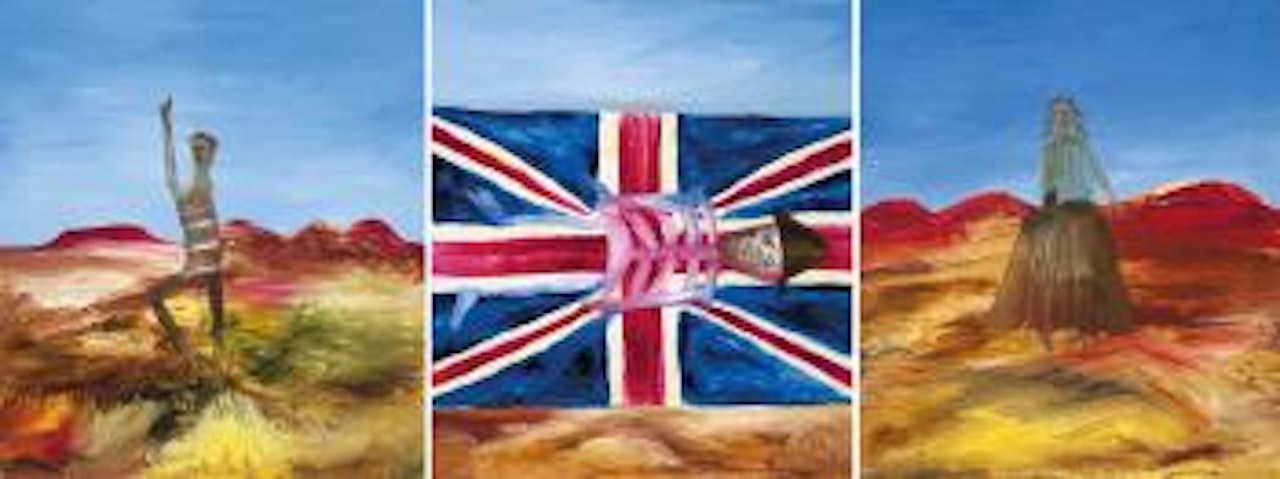 Burial Of Burke by Sidney Nolan