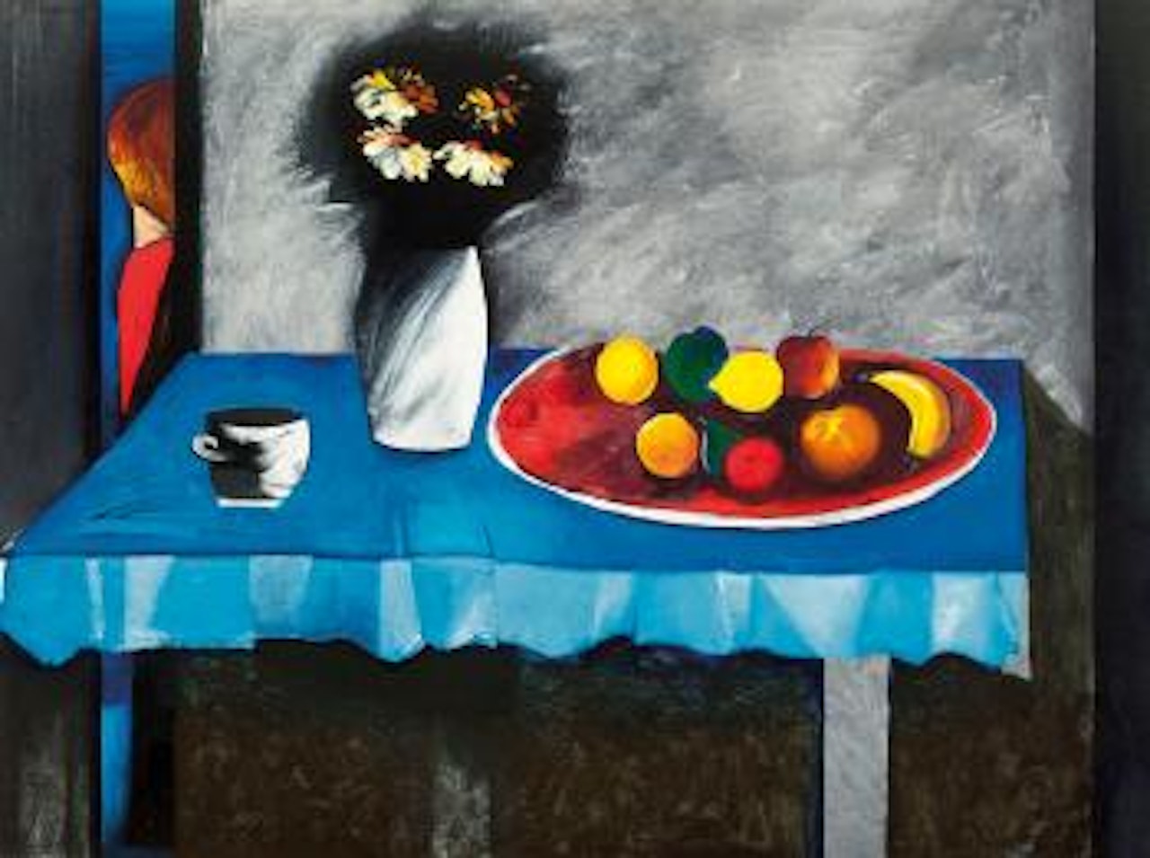 Figure With Still Life by Charles Blackman