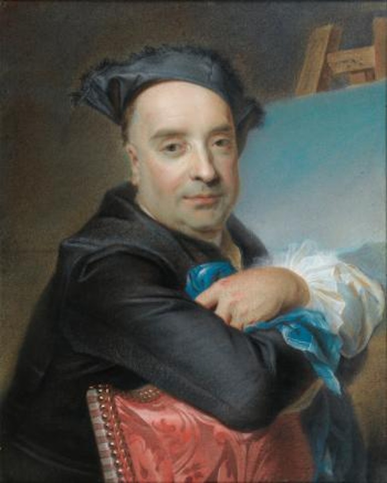 Portrait Of Claude Dupouch by Maurice Quentin de la Tour
