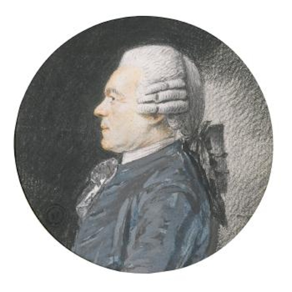 Portrait Of A Man In Profile by Louis Carrogis Carmontelle