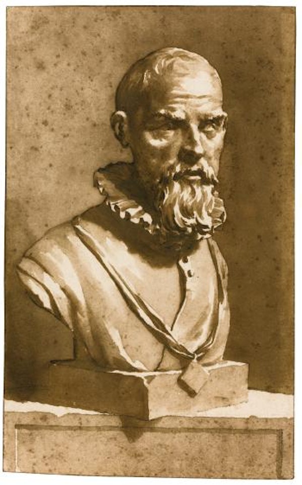 Bust of Pieter Adriaensz, Van der Werff (1529-1603) by Jan de Bisschop