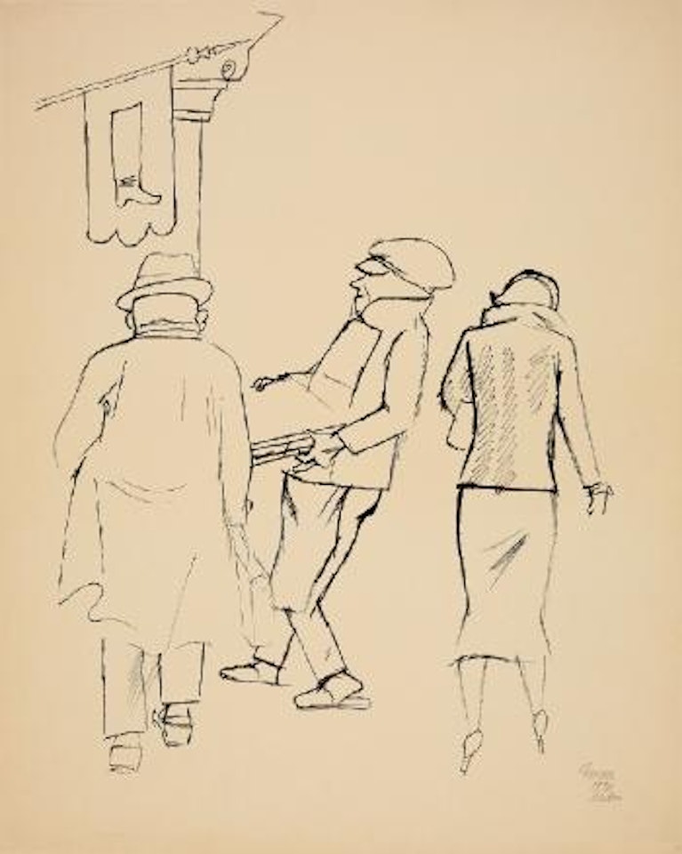 Straßenszene, Berlin by George Grosz
