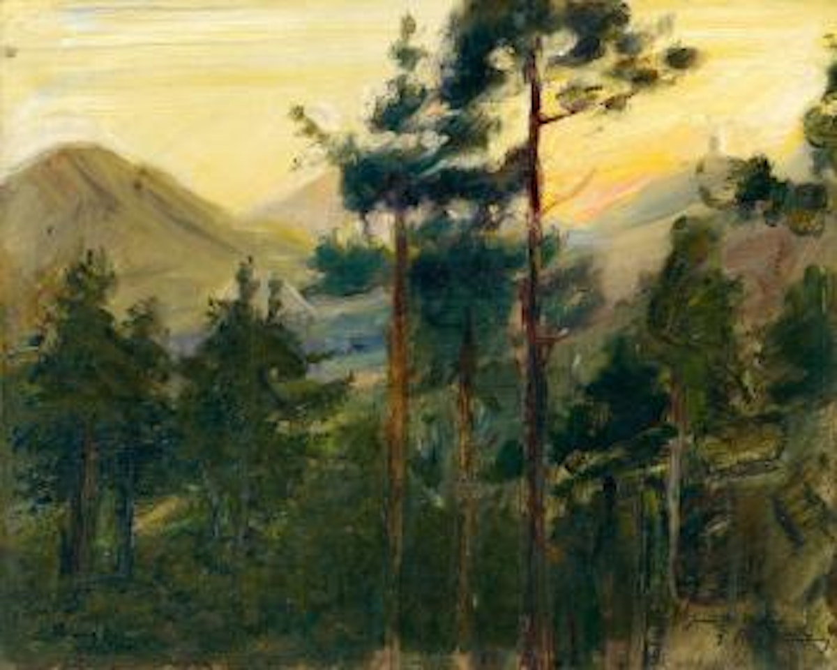 Sonnenuntergang by Max Slevogt
