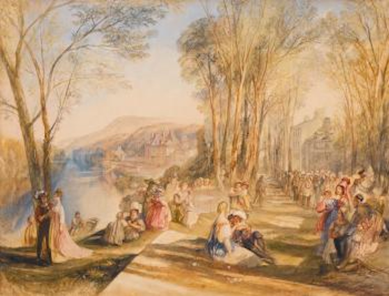 Palace Of La Belle Gabrielle by Joseph Mallord William Turner